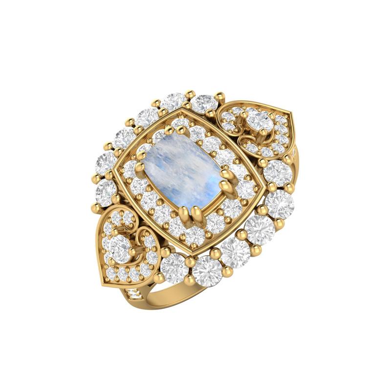 6X4MM Cushion Moonstone Gemstone 925 Sterling Silver Gold Plated Solitaire Halo Women Engagement Ring 11.5 жовтий
6X4MM Cushion Moonstone Gemstone 925 Sterling Silver Gold Plated Solitaire Halo Women Engagement Ring 11.5 жовтий