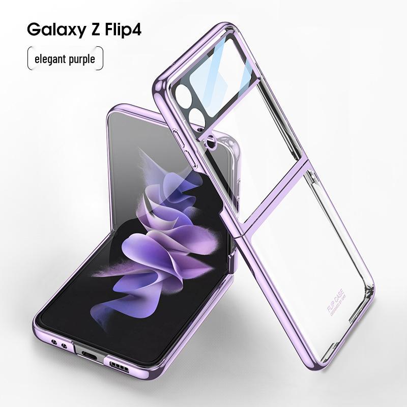 Samsung Z Flip4 Electroplated Fully Transparent Foldable Drop-Proof Phone Case. Samsung Galaxy Z Flip 4
Samsung Z Flip4 Electroplated Fully Transparent Foldable Drop-Proof Phone Case. Samsung Galaxy Z Flip 4