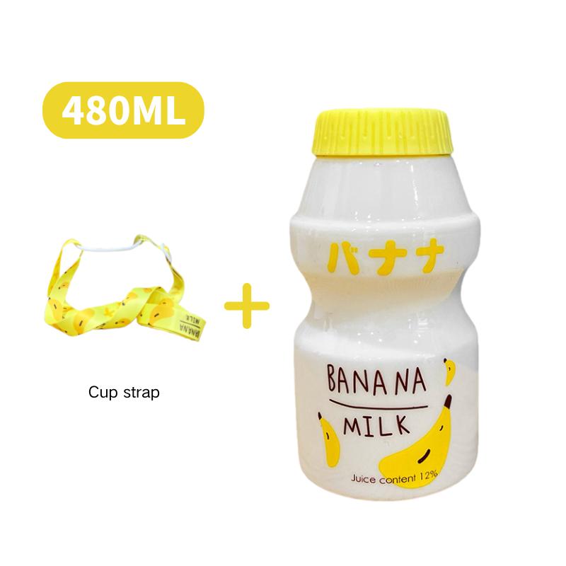 480ml Plastic Water Bottle Tour Drinking Bottle With Cup Strap Cute Kawaii Milk Carton Shaker Bottle For Kids/Girl/Adult 480ml
480ml Plastic Water Bottle Tour Drinking Bottle With Cup Strap Cute Kawaii Milk Carton Shaker Bottle For Kids/Girl/Adult 480ml