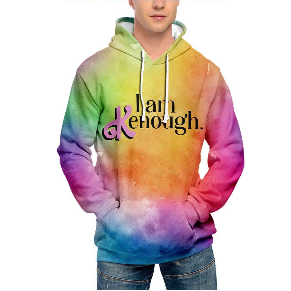 Толстовки с капюшоном I Am Kenough, уличная одежда с принтом тай-дай, мужские и женские повседневные толстовки, спортивные костюмы с капюшоном большого размера, одежда
Толстовки с капюшоном I Am Kenough, уличная одежда с принтом тай-дай, мужские и женские повседневные толстовки, спортивные костюмы с капюшоном большого размера, одежда