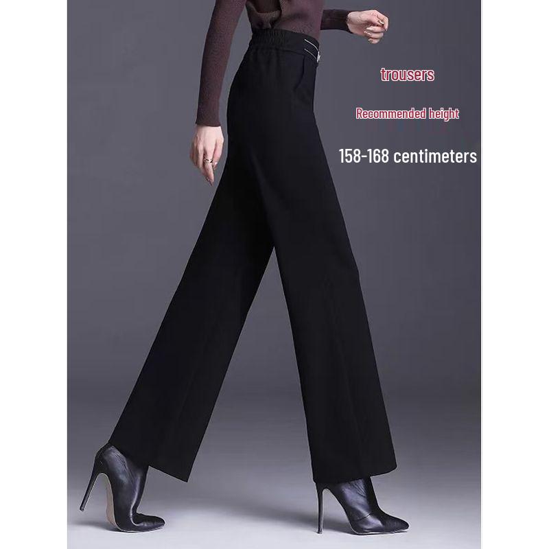 Women s Plus Size High-Waisted Slimming Elastic Long Pants - Loose Fit, Straight Wide Leg, Nine-Tenths Length, Spring/Autumn Style, Casual. M 85-100 lbs
Women s Plus Size High-Waisted Slimming Elastic Long Pants - Loose Fit, Straight Wide Leg, Nine-Tenths Length, Spring/Autumn Style, Casual. M 85-100 lbs