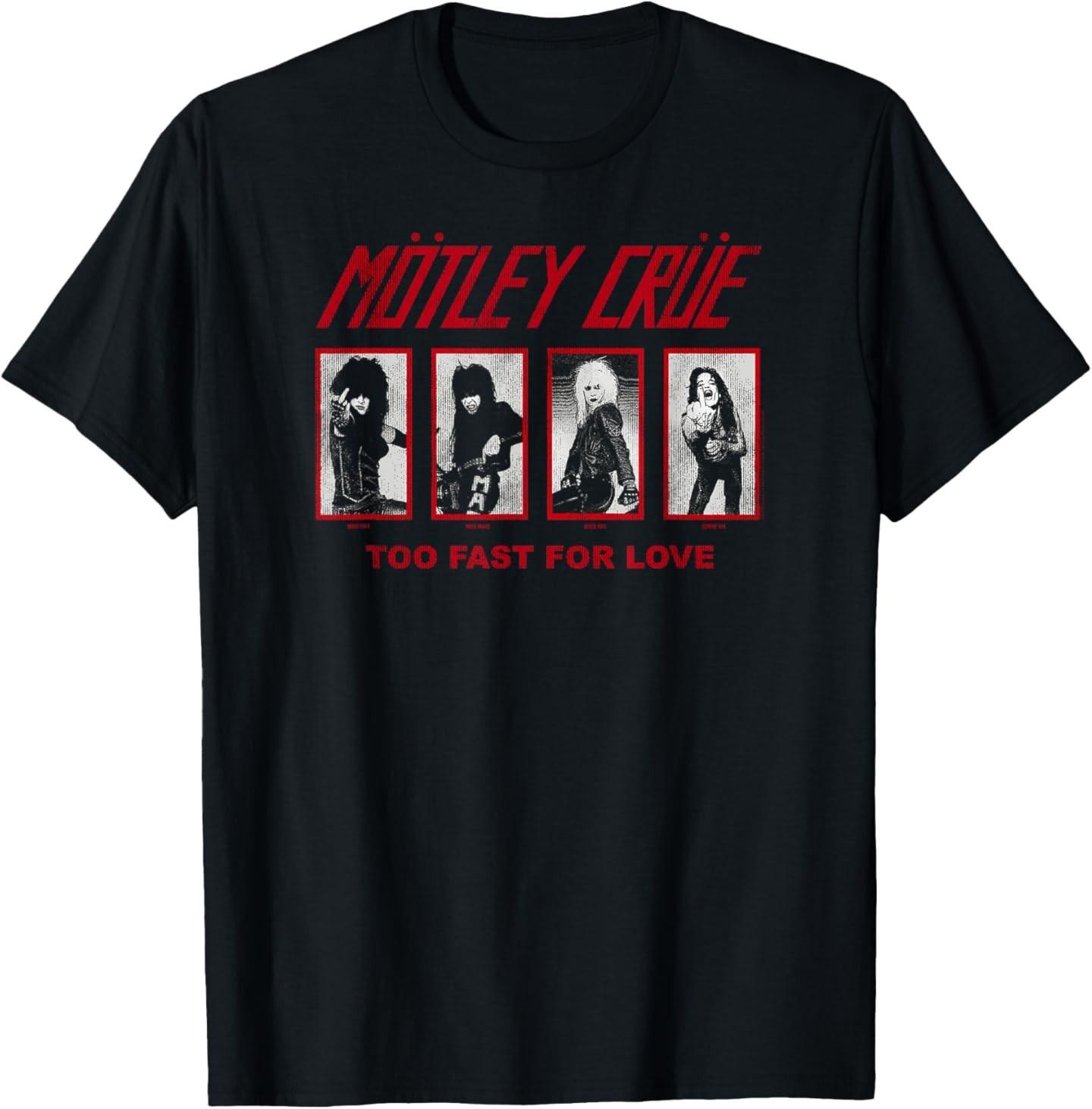 Mötley Crüe – 81 Too Fast For Love Group Grid T-Shirt Mens Womens Tees Top S
Mötley Crüe – 81 Too Fast For Love Group Grid T-Shirt Mens Womens Tees Top S