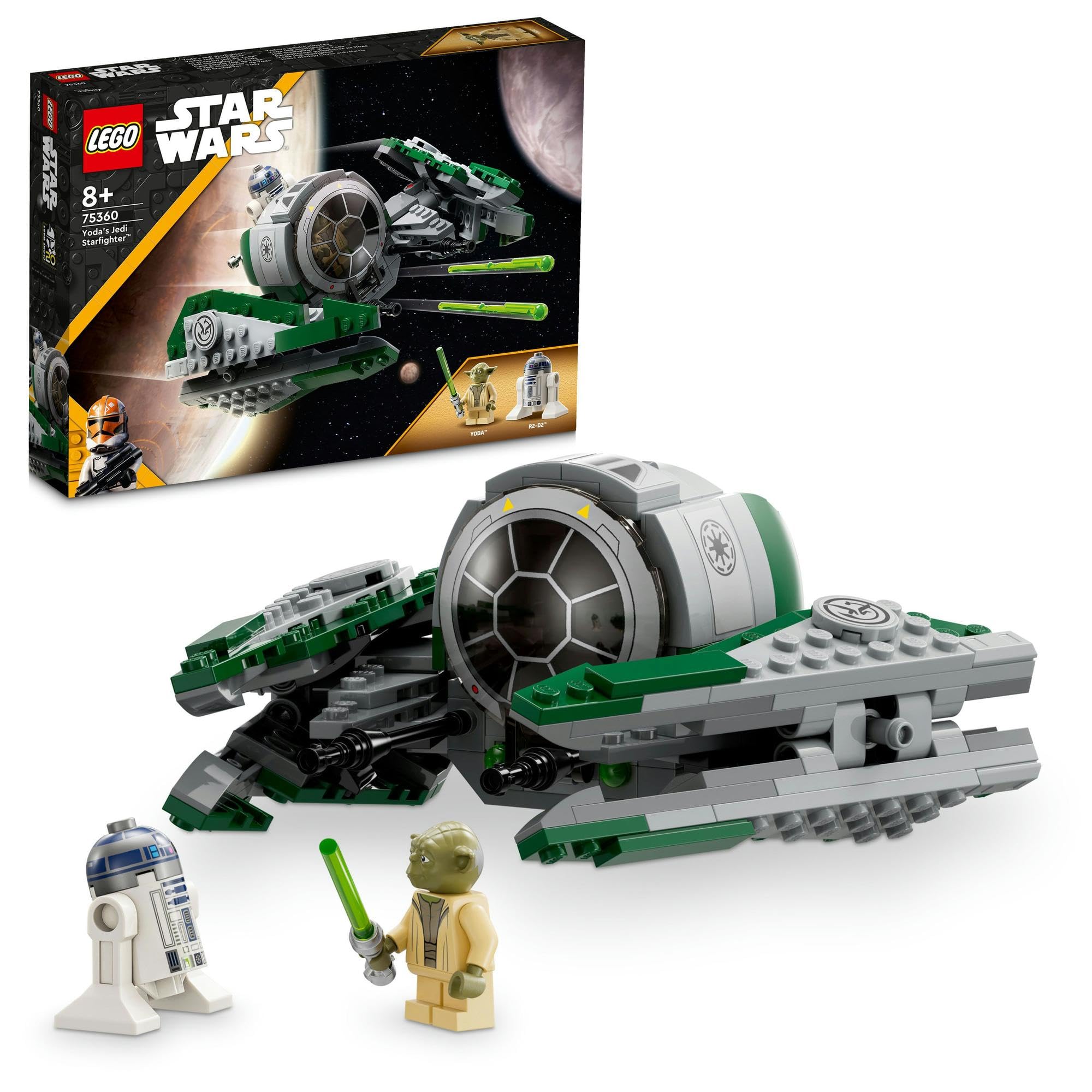 LEGO Star Wars Yoda s Jedi Starfighter 75360 Toy Block Present Space Мальчик от 8 лет и старше
LEGO Star Wars Yoda s Jedi Starfighter 75360 Toy Block Present Space Мальчик от 8 лет и старше