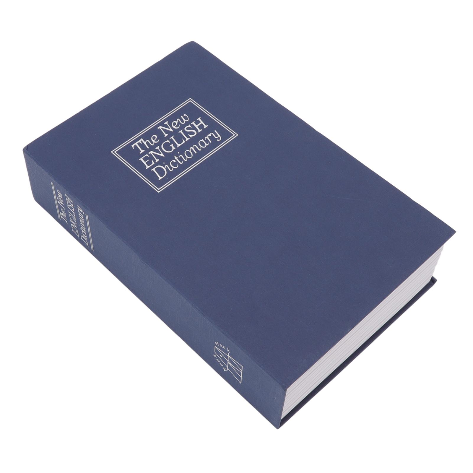 Dictionary Bank Stainless Steel Lockable Book Safe Box with Key for Storage
Dictionary Bank Stainless Steel Lockable Book Safe Box with Key for Storage