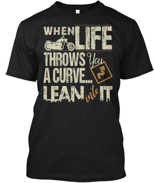 When Life Throws You A Curve Leaninto It T shirt Made in the USA Size S to 5XL L
When Life Throws You A Curve Leaninto It T shirt Made in the USA Size S to 5XL L