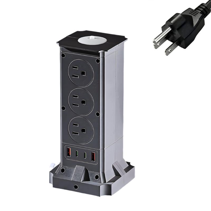 Electrical Outlet Tower With 6 Receptacles Narrow Profile For Home Workplace Area Efficient Plastic Build Secure And extended чорний
Electrical Outlet Tower With 6 Receptacles Narrow Profile For Home Workplace Area Efficient Plastic Build Secure And extended чорний