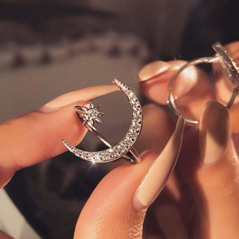 2019 Boho женский Открыть Звезда Луна Кольца для женщин Симпатичные кольца Staking минималистский ювелирный подарок
2019 Boho женский Открыть Звезда Луна Кольца для женщин Симпатичные кольца Staking минималистский ювелирный подарок