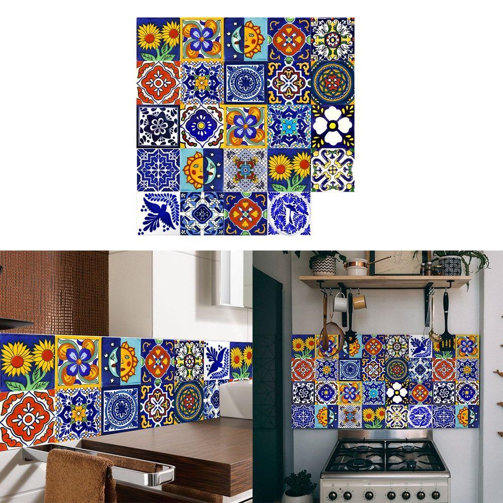 24pcs Heat-resistant Colorful Pattern Wall Decals Hard-wearing Waterproof Sticker Doorway
24pcs Heat-resistant Colorful Pattern Wall Decals Hard-wearing Waterproof Sticker Doorway