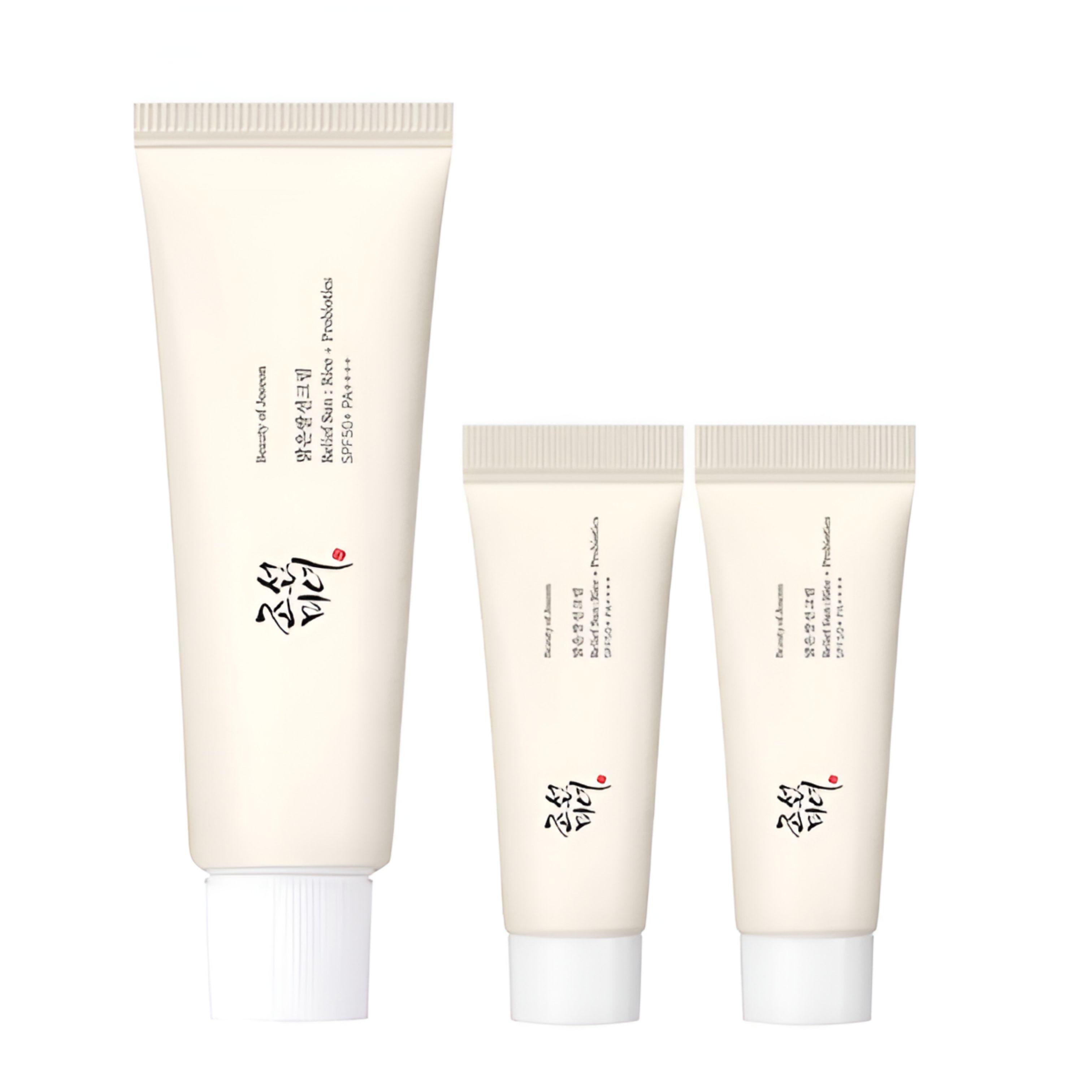 Beauty of Joseon Relief Sun : Rice + Probiotics (SPF50+ PA++++) - Nourishing Daily Sunscreen Set, 50ml + 20ml Special Edition
Beauty of Joseon Relief Sun : Rice + Probiotics (SPF50+ PA++++) - Nourishing Daily Sunscreen Set, 50ml + 20ml Special Edition