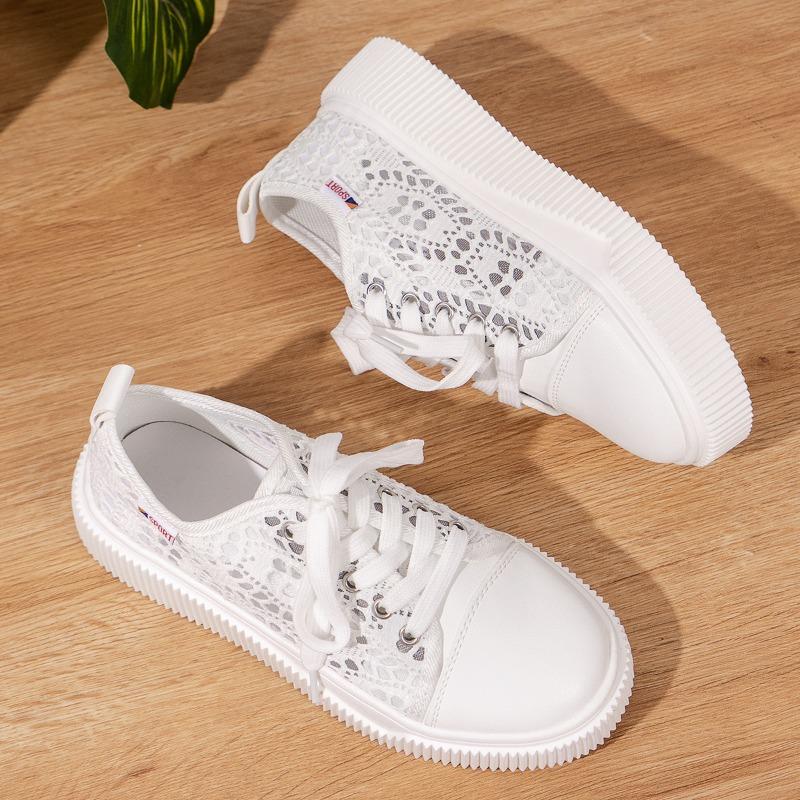 Lace-up thick-soled large-size single shoes for women s summer new mesh breathable casual fashion white shoes 41 белый
Lace-up thick-soled large-size single shoes for women s summer new mesh breathable casual fashion white shoes 41 белый