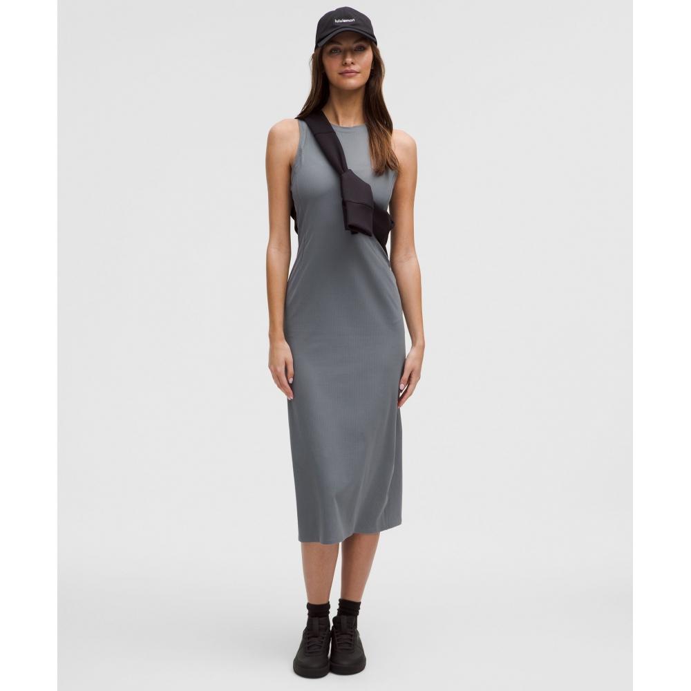 Lululemon All Aligned Ribbed Midi Dress Solar Grey 8
Lululemon All Aligned Ribbed Midi Dress Solar Grey 8