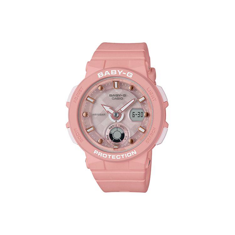 Casio Baby-G Beach Traveler Series Sports Dual Display Waterproof Quartz Movement Resin Strap Watch Women watches Pink BGA-250 White Blue
Casio Baby-G Beach Traveler Series Sports Dual Display Waterproof Quartz Movement Resin Strap Watch Women watches Pink BGA-250 White Blue