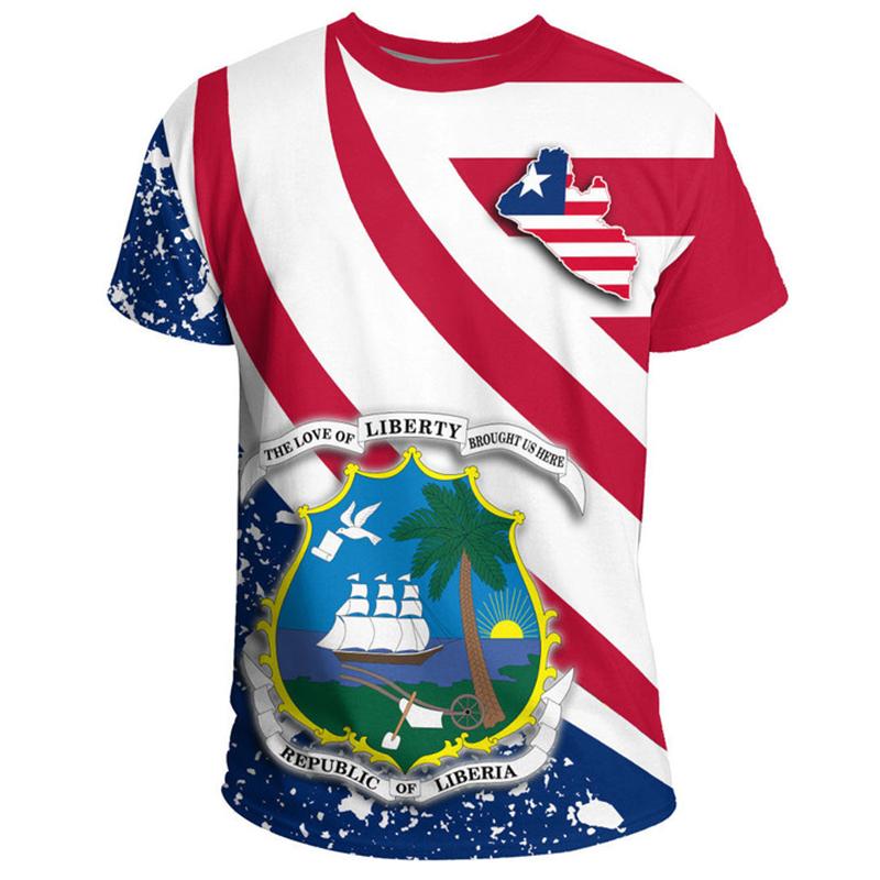 Liberia Men s T-Shirt Summer Short Sleeve LR National Emblem Flag 3D Print Fashion Round Neck Sports Fitness Male Clothing Tops 160 (13T-14T)
Liberia Men s T-Shirt Summer Short Sleeve LR National Emblem Flag 3D Print Fashion Round Neck Sports Fitness Male Clothing Tops 160 (13T-14T)
