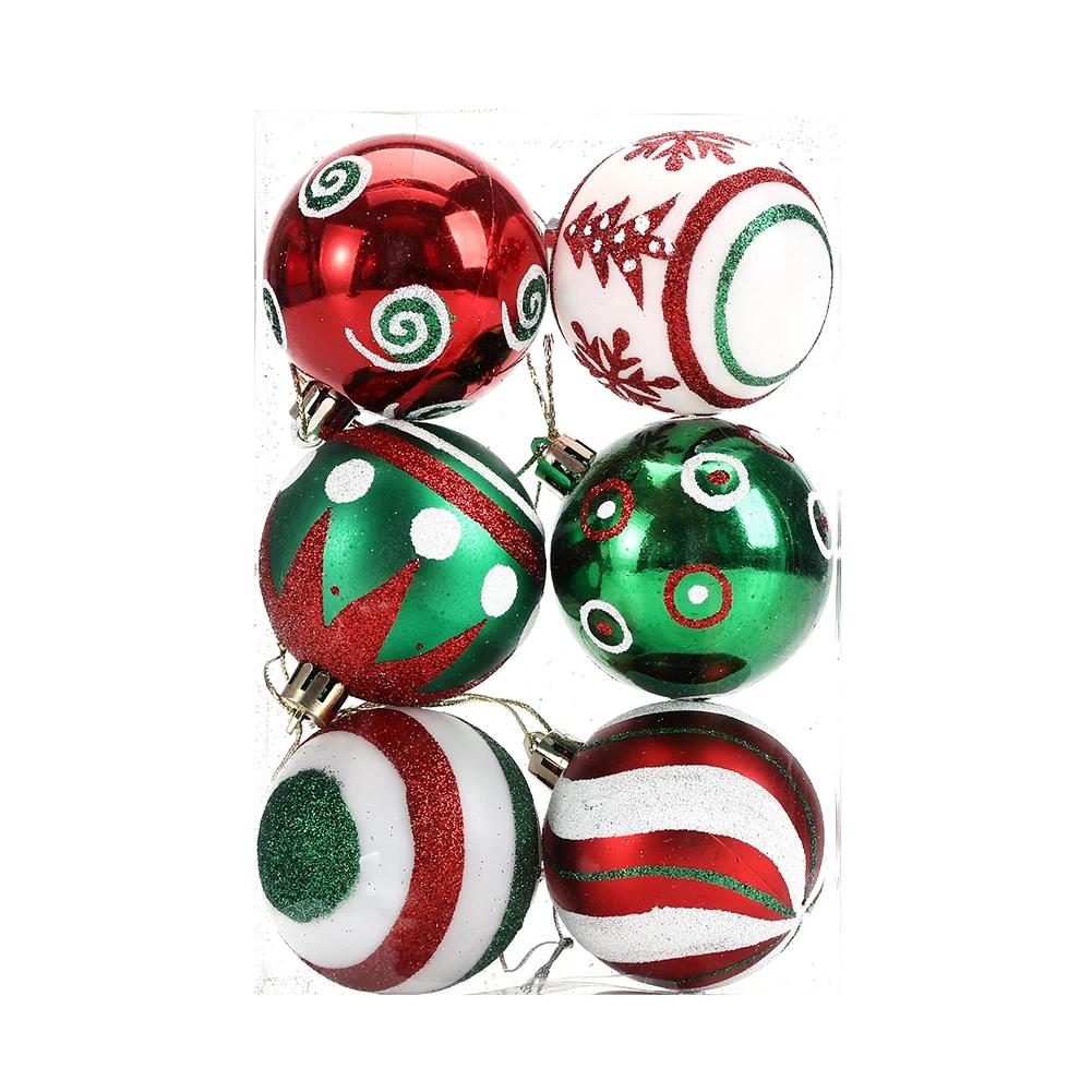 6Pcs/box Christmas Balls Christmas Tree Ornaments Ball Xmas Hanging Tree Pendants Home Party Decor 2025 New Year
6Pcs/box Christmas Balls Christmas Tree Ornaments Ball Xmas Hanging Tree Pendants Home Party Decor 2025 New Year