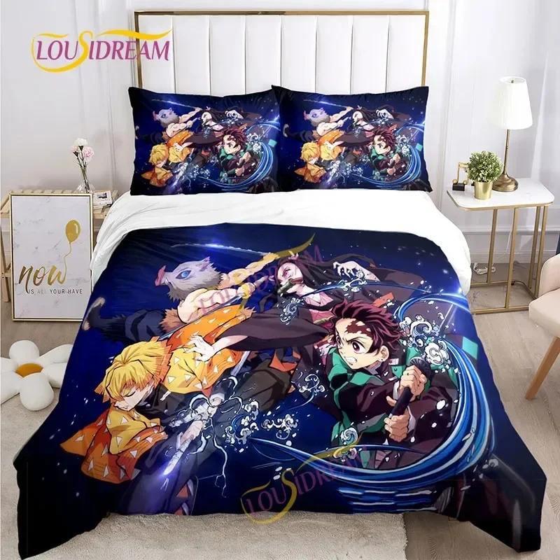 Demon Slayer s Japanese carton style children s Print beding set with Soft Fabric Duvet set comfortable bed size children s girl boy gift 135*200cm Eu-Single
Demon Slayer s Japanese carton style children s Print beding set with Soft Fabric Duvet set comfortable bed size children s girl boy gift 135*200cm Eu-Single
