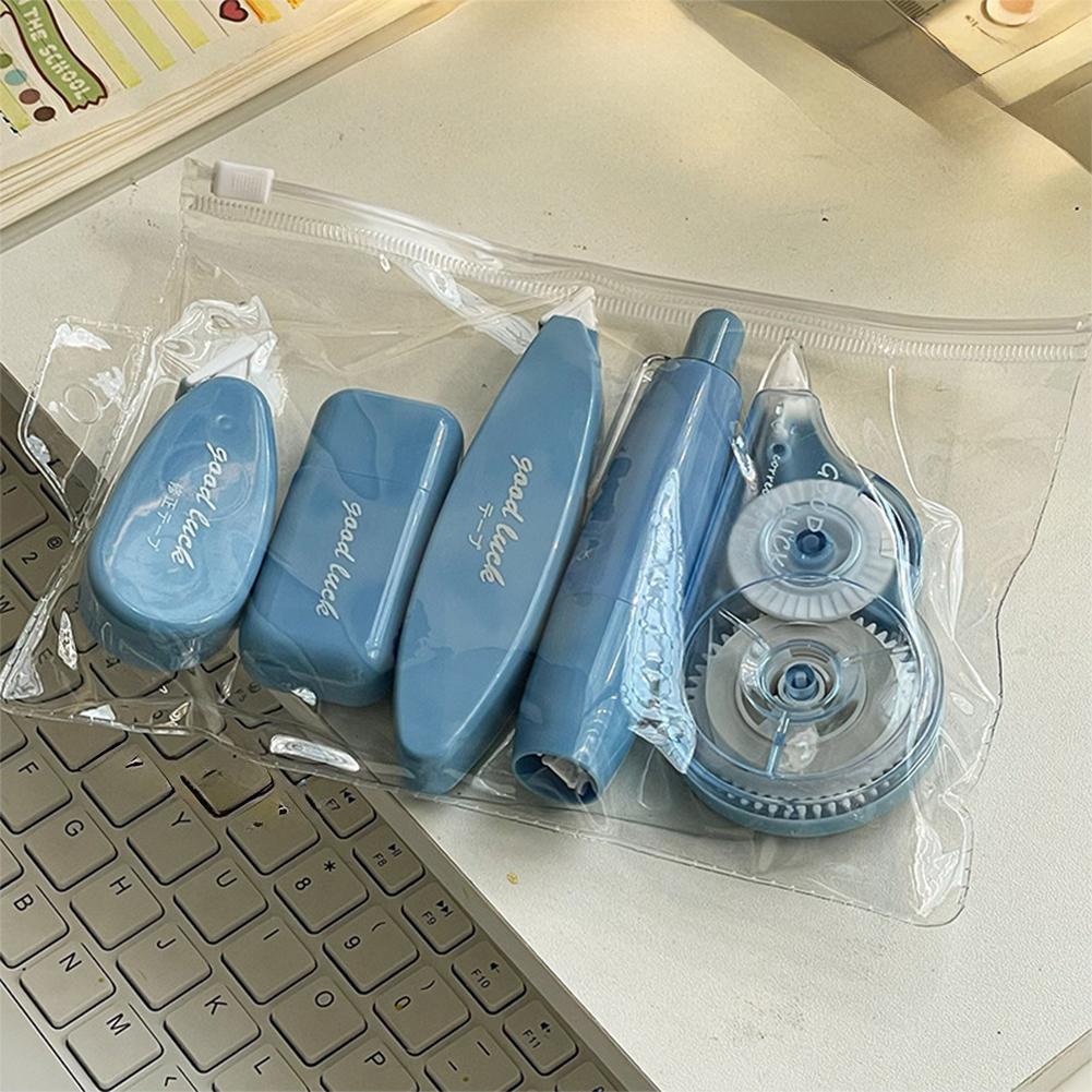 5PC Ins Creative Correction Tape Gradients Color Portable Mute Trackless Simple Correction Belt Easy To Use for School Office синій
5PC Ins Creative Correction Tape Gradients Color Portable Mute Trackless Simple Correction Belt Easy To Use for School Office синій