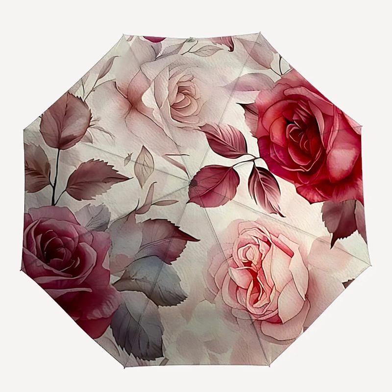 1PC Rose Floral Umbrella-8-Rib Reinforced Portable Folding Travel Suitable for All Seasons Outdoor Daily , Fun Design-Z0442
1PC Rose Floral Umbrella-8-Rib Reinforced Portable Folding Travel Suitable for All Seasons Outdoor Daily , Fun Design-Z0442