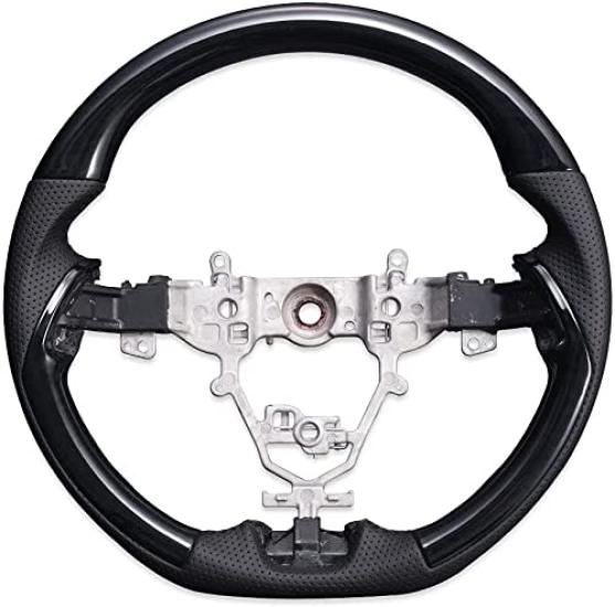 HXS car model specific steering wheel Jimny JB64 Sierra JB74 Gun grip piano wood wood grain black leather wood 2018(H30).7 ~ black/carbon/brown 
HXS car model specific steering wheel Jimny JB64 Sierra JB74 Gun grip piano wood wood grain black leather wood 2018(H30).7 ~ black/carbon/brown