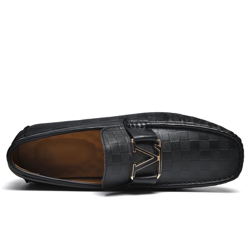 Embossed plaid leather casual shoes Doudou shoes trendy round head versatile men s shoes lazy driving shoes 47 чорний
Embossed plaid leather casual shoes Doudou shoes trendy round head versatile men s shoes lazy driving shoes 47 чорний