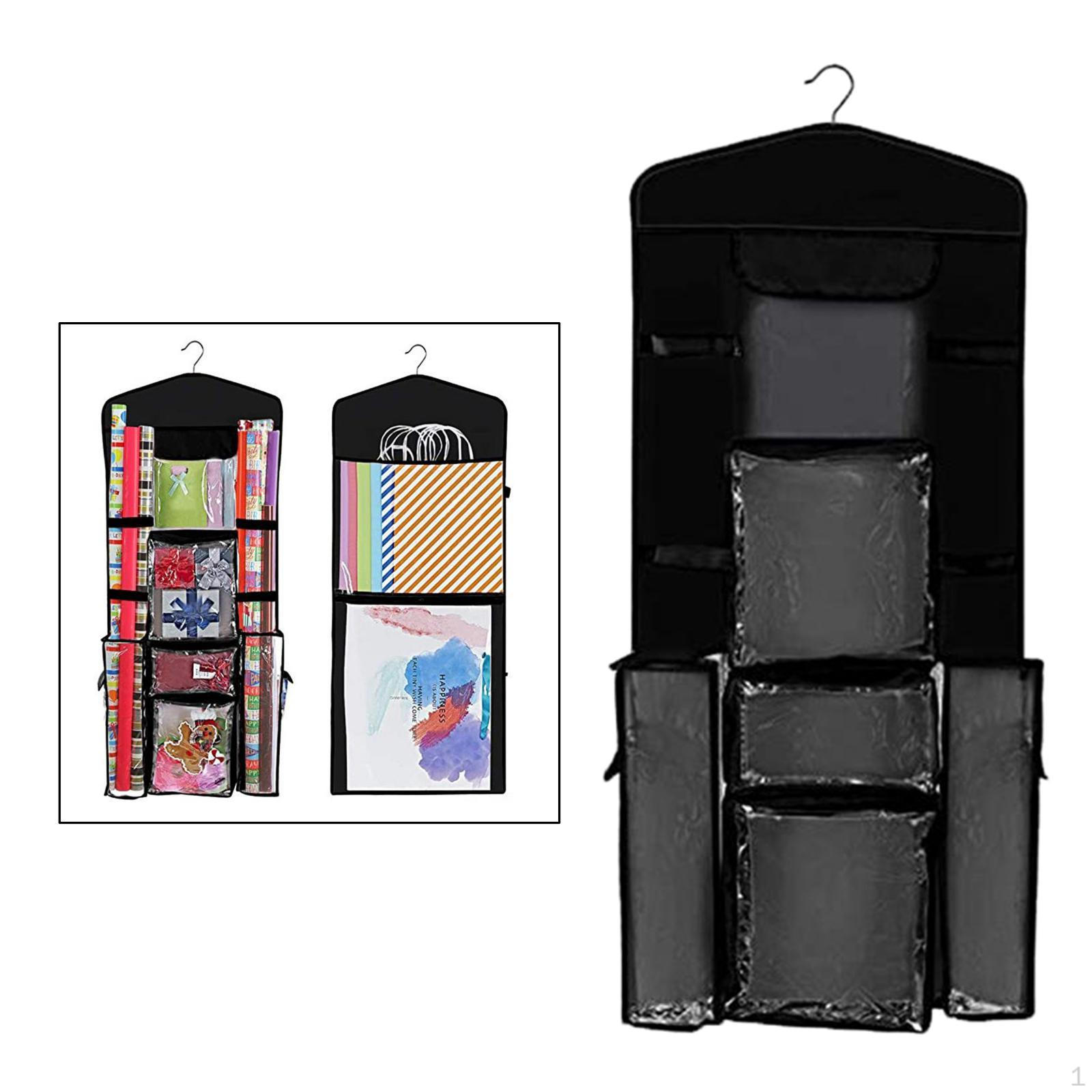 17x40 Inch Double Sided Hanging Gift Wrap Organizer, Wrapping Bag Storage чорний
17x40 Inch Double Sided Hanging Gift Wrap Organizer, Wrapping Bag Storage чорний