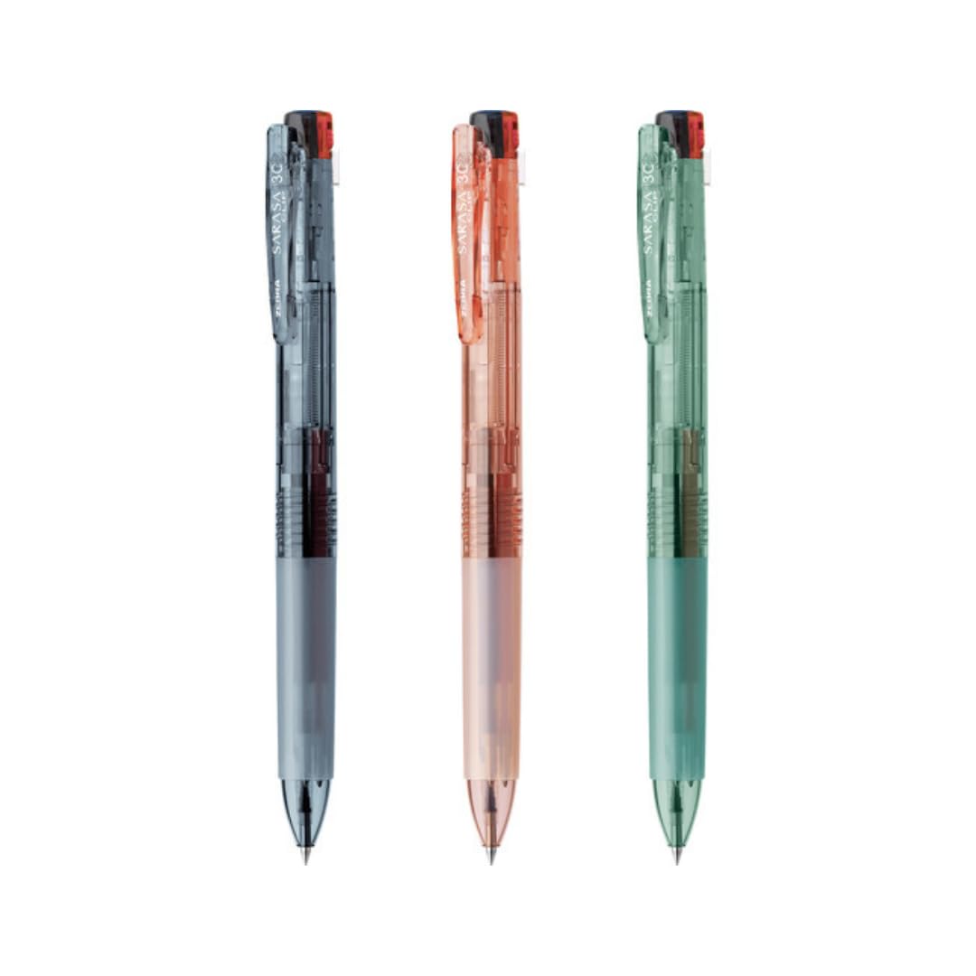 Zebra Sarasa Clip 3C Ballpoint Limited Edition Watercolor Set Multi-Color Pen, 3-Color (0.5mm)
Zebra Sarasa Clip 3C Ballpoint Limited Edition Watercolor Set Multi-Color Pen, 3-Color (0.5mm)