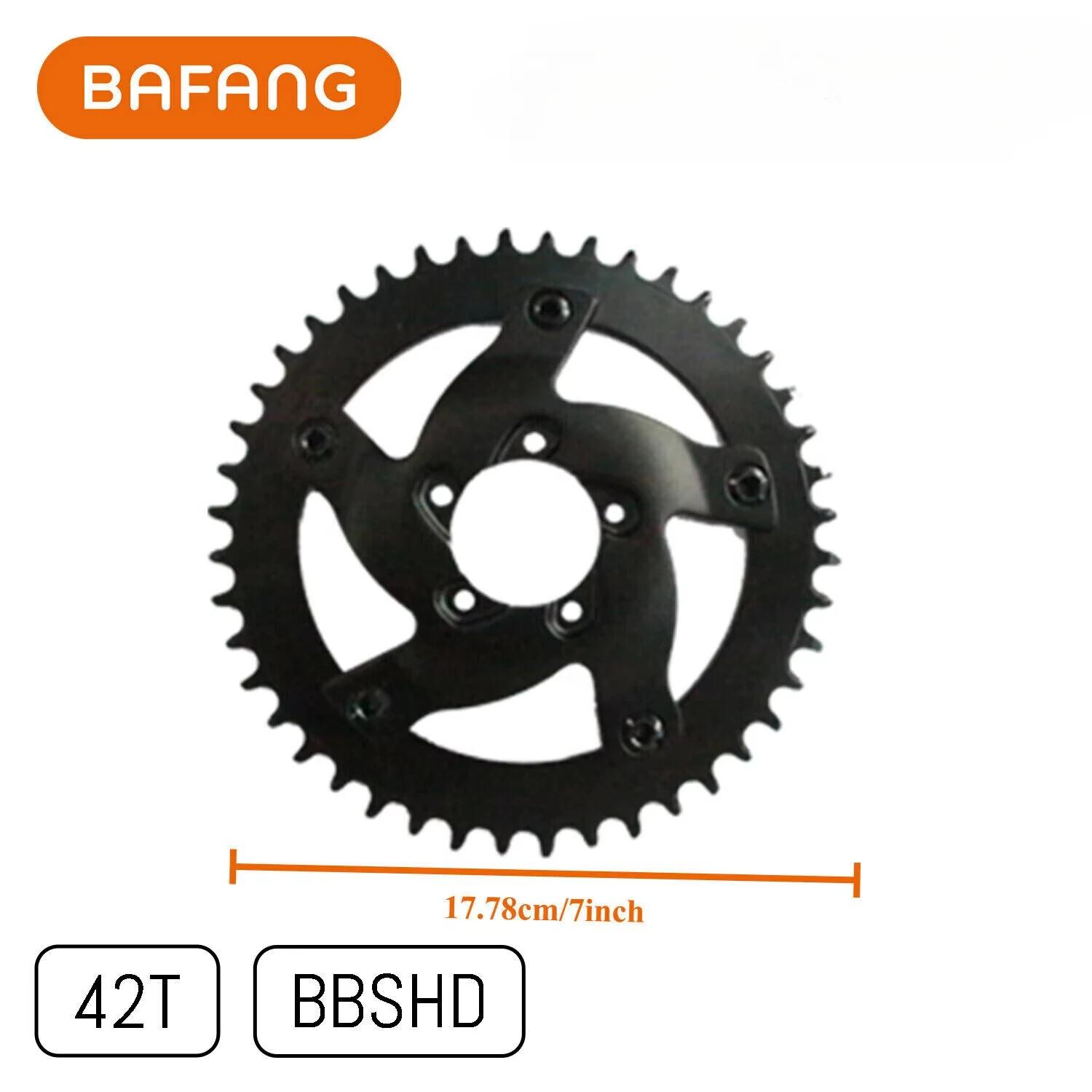 Bafang BBSHD42T Aluminum Chainring Sprocket E-Bike Chain Wheel for BBSHD/M625 Mid Drive 1000W Motor
Bafang BBSHD42T Aluminum Chainring Sprocket E-Bike Chain Wheel for BBSHD/M625 Mid Drive 1000W Motor