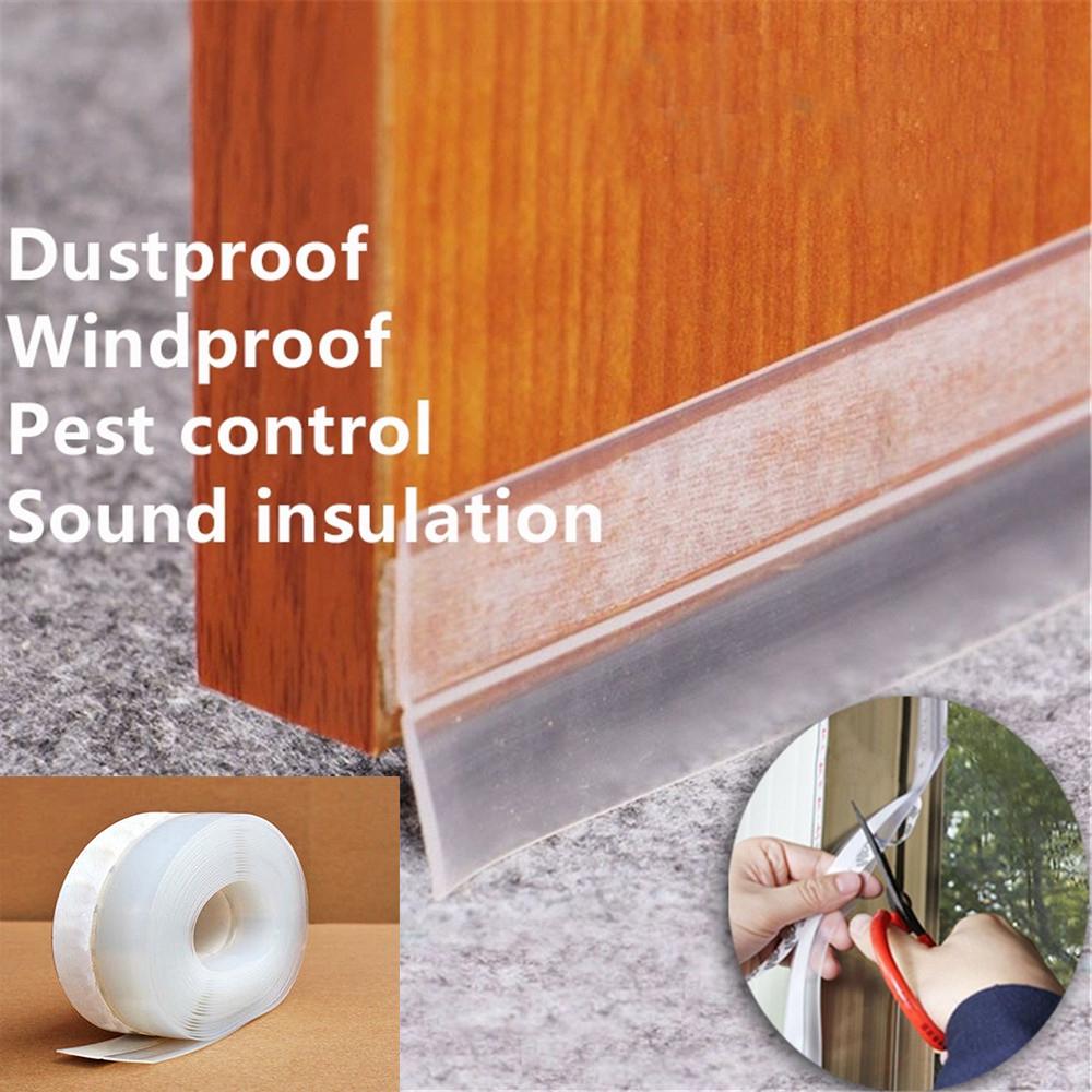 Home Decor Tape Door Window Silicone Sealing strip Moldproof Wall Sticker 1m-transparent
Home Decor Tape Door Window Silicone Sealing strip Moldproof Wall Sticker 1m-transparent