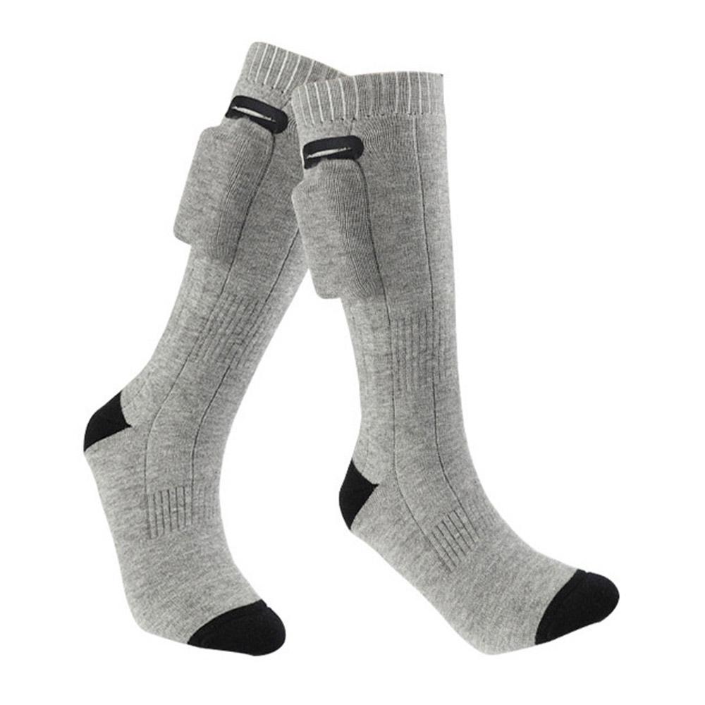 Heated Socks 8000mAh Rechargeable Battery Foot Warmer Socks with 3 Heating Levels for Skiing/Hiking Grey
Heated Socks 8000mAh Rechargeable Battery Foot Warmer Socks with 3 Heating Levels for Skiing/Hiking Grey