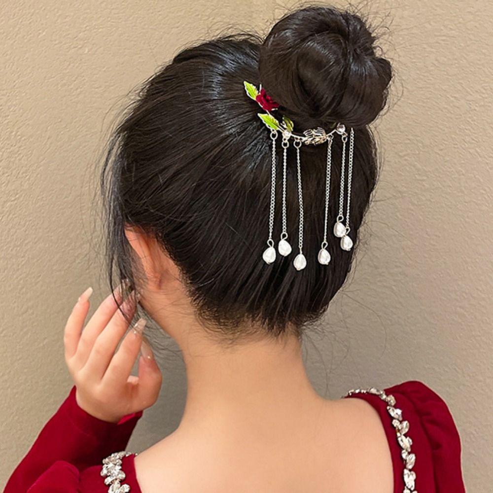 Pearl Flower Ponytail Holder Red Hanfu Headwear Flower Horsetail Buckle Hair Styling Tool G
Pearl Flower Ponytail Holder Red Hanfu Headwear Flower Horsetail Buckle Hair Styling Tool G