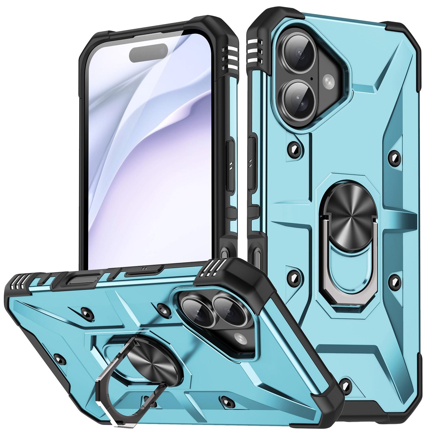 Чохол для iPhone 17 PC+TPU Протиударний чохол для телефону з кільцем-підставкою
Чохол для iPhone 17 PC+TPU Протиударний чохол для телефону з кільцем-підставкою