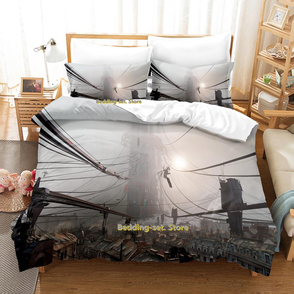 Comforter New Game Half-Life Alyx Bedding Set Single Twin Full Queen King Size Bed Set Adult Kid Bedroom Three-Piece Suits Anime Bed Comforter (quilt)-EU Single(135*200cm)3pcs
Comforter New Game Half-Life Alyx Bedding Set Single Twin Full Queen King Size Bed Set Adult Kid Bedroom Three-Piece Suits Anime Bed Comforter (quilt)-EU Single(135*200cm)3pcs