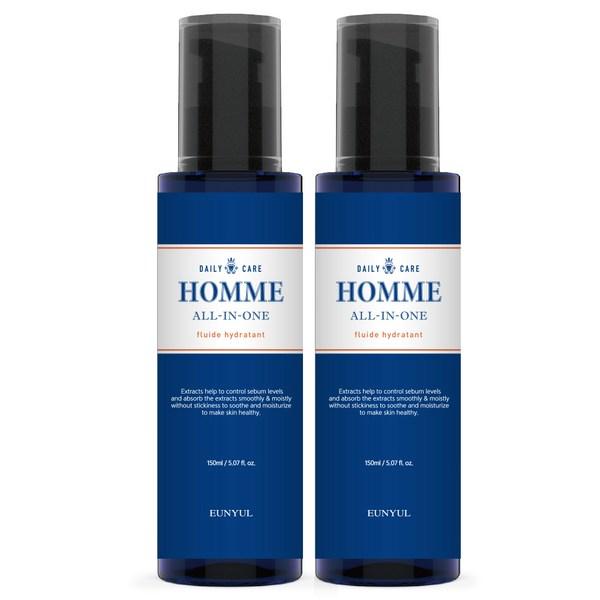 Eunyul Daily Care Homme All-in-One, 150мл, 2 шт, лучшая мужская косметика Кореи 
Eunyul Daily Care Homme All-in-One, 150мл, 2 шт, лучшая мужская косметика Кореи