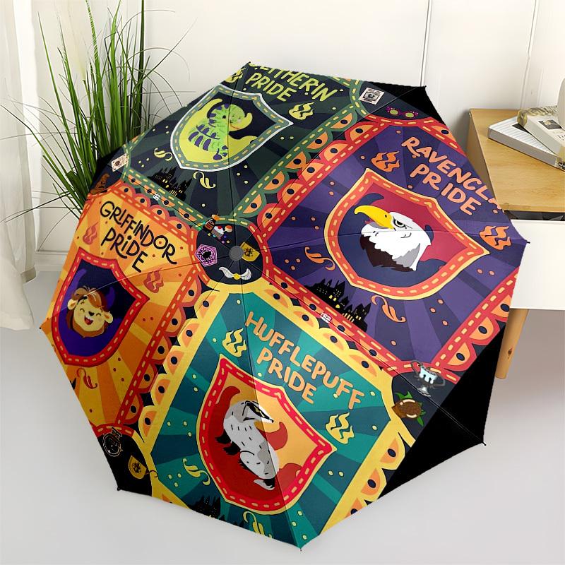 1pc Hogwarts House Crests Umbrella with Plastic Handle,Cartoon Pattern,Suitable for All Seasons Multi-functional Umbrella476
1pc Hogwarts House Crests Umbrella with Plastic Handle,Cartoon Pattern,Suitable for All Seasons Multi-functional Umbrella476