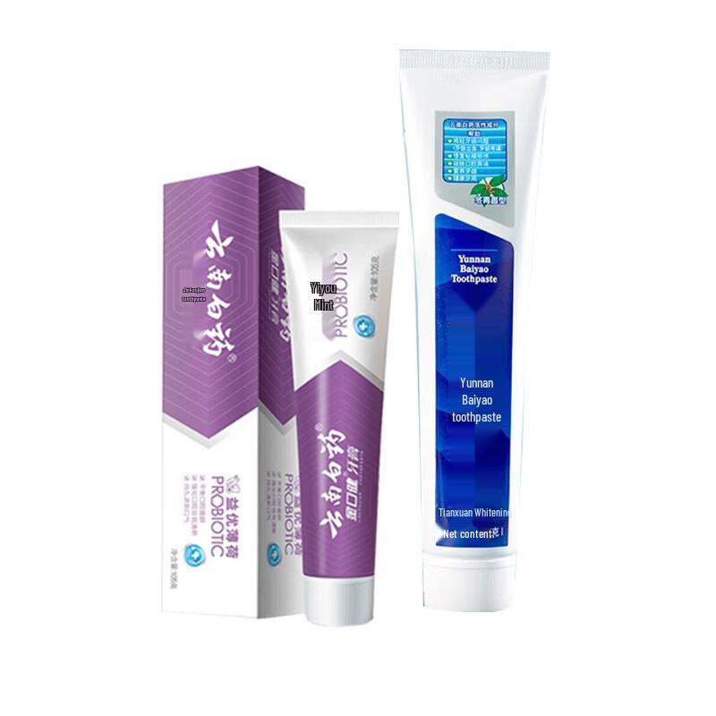 Yunnan Baiyao Jin Kou Jian Refreshing Mint & Whitening Wintergreen Toothpaste Set
Yunnan Baiyao Jin Kou Jian Refreshing Mint & Whitening Wintergreen Toothpaste Set