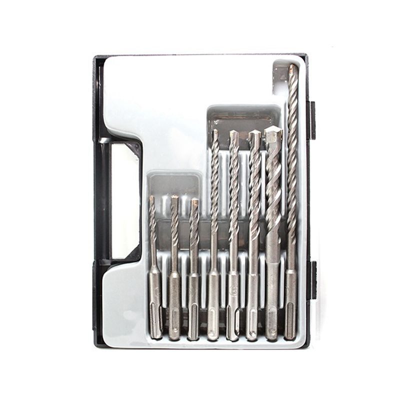 AEE4-8-Piece Set Of Masonry Drill Bit Impact Drill Bit Combination Two Pits And Two Grooves Alloy Concrete Wall Opening срібний
AEE4-8-Piece Set Of Masonry Drill Bit Impact Drill Bit Combination Two Pits And Two Grooves Alloy Concrete Wall Opening срібний