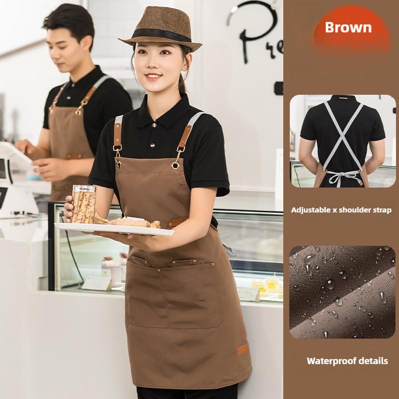 Canvas Apron Waterproof Perfessional Kitchen Apron Restaurant Shop Waiter Work Uniform Women/Men With Pockets Cleaning Pinafore коричневий
Canvas Apron Waterproof Perfessional Kitchen Apron Restaurant Shop Waiter Work Uniform Women/Men With Pockets Cleaning Pinafore коричневий