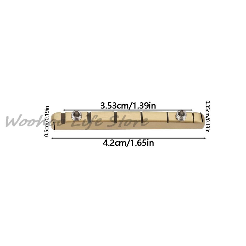 Electric Guitar Nut - Adjustable Solid Brass TL Style 6-String Nut, Professional Instrument Accessory золотой
Electric Guitar Nut - Adjustable Solid Brass TL Style 6-String Nut, Professional Instrument Accessory золотой