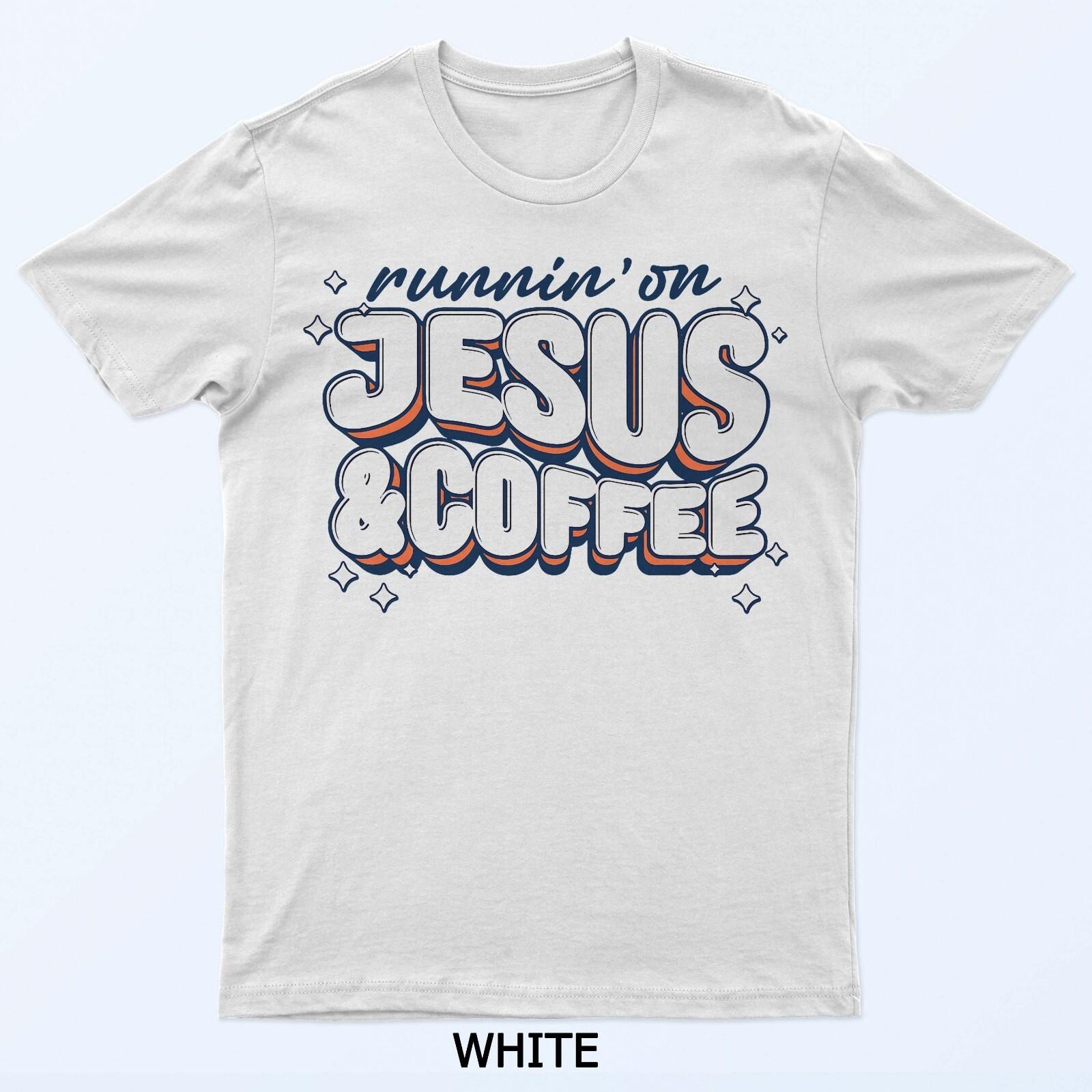 Runnin‘ On Jesus And Coffee T-Shirt M
Runnin‘ On Jesus And Coffee T-Shirt M