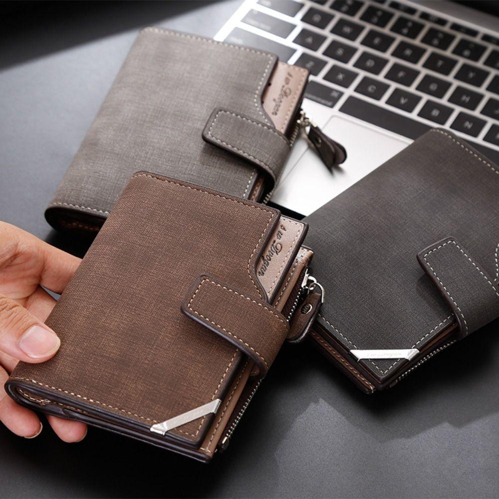 With Snapper Men s Short Wallet Multi-position Male Leather Purse 2 Fold Purse Card Holder
With Snapper Men s Short Wallet Multi-position Male Leather Purse 2 Fold Purse Card Holder