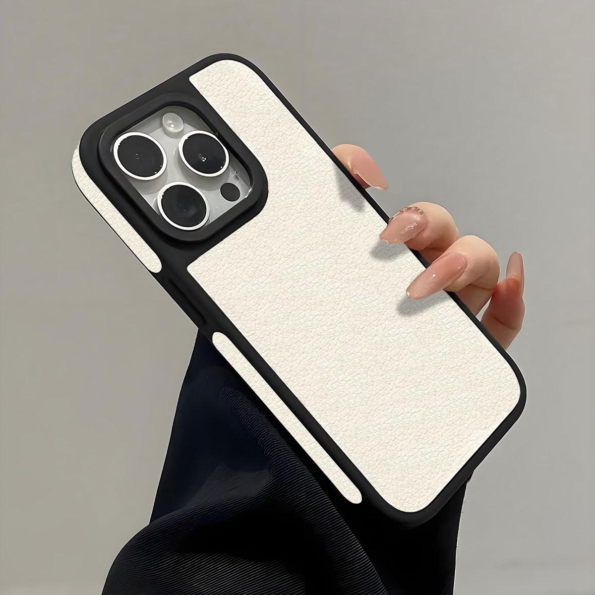 Apple Lambskin Phone Case for iPhone 15/14 Pro Max with Side Pattern iPhone 13 Pro
Apple Lambskin Phone Case for iPhone 15/14 Pro Max with Side Pattern iPhone 13 Pro