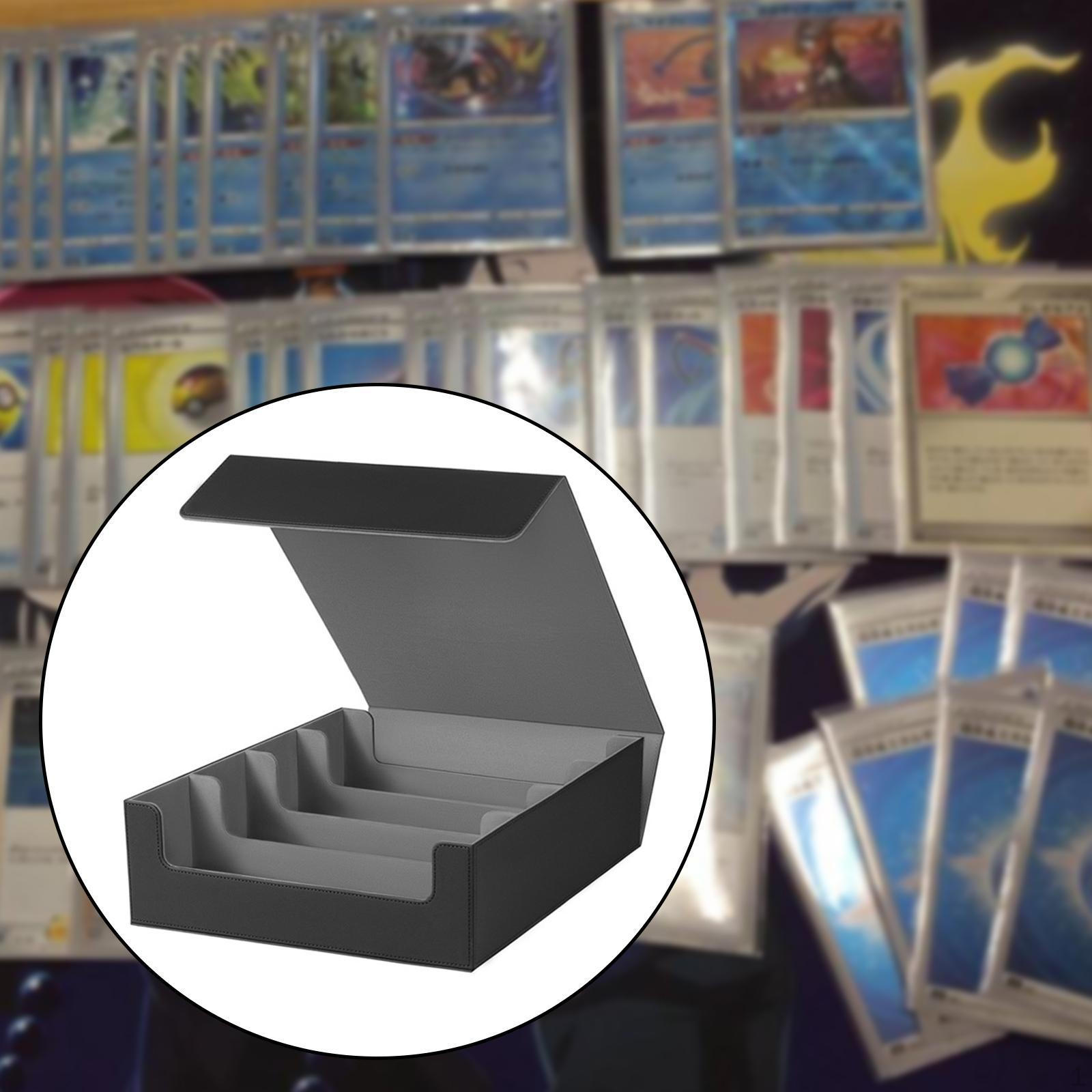 4 Row Trading Cards Holder Box for Easy Display And Storage сірий колір
4 Row Trading Cards Holder Box for Easy Display And Storage сірий колір