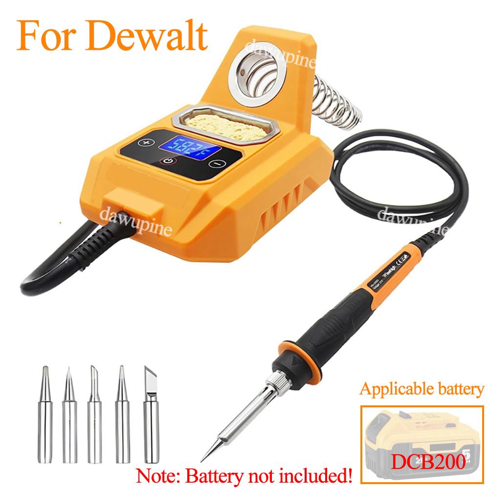 Power Tool Parts LCD Digital Display Soldering Iron Station for Makita for Dewalt 18V 20V Lithium Battery Welding Repair Tools
Power Tool Parts LCD Digital Display Soldering Iron Station for Makita for Dewalt 18V 20V Lithium Battery Welding Repair Tools