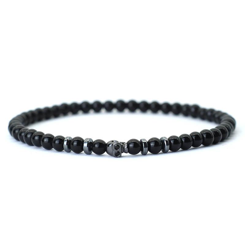New Gothic Skull Bracelet For Men 4mm Stone Braclet Natural Tiger Eyes Volcanic Rock Braslet Seed Beads Brazalete Pulsera Homme
New Gothic Skull Bracelet For Men 4mm Stone Braclet Natural Tiger Eyes Volcanic Rock Braslet Seed Beads Brazalete Pulsera Homme