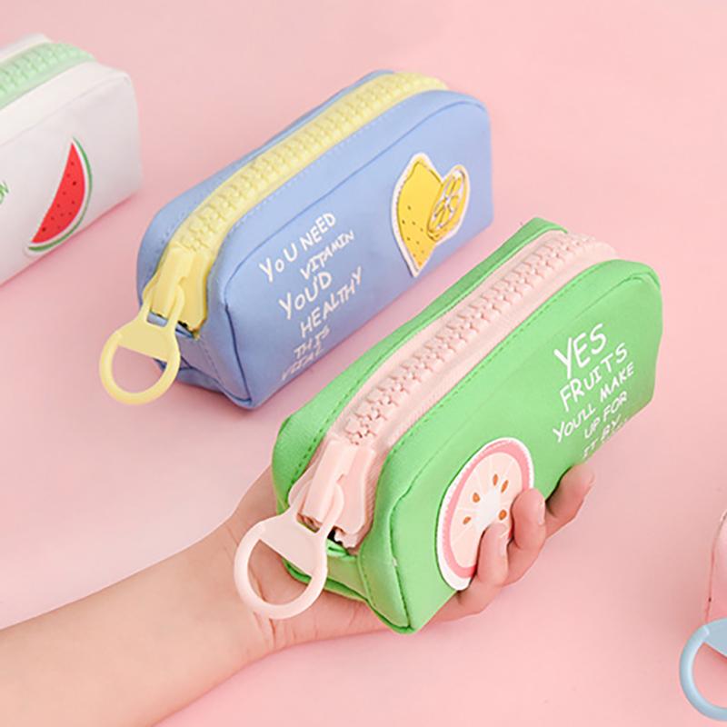 SCIONE Creative Stationery Fruit Zipper Canvas Pencil Case Students Large-capacity Storage Pencil Case Office Supplies зелёный
SCIONE Creative Stationery Fruit Zipper Canvas Pencil Case Students Large-capacity Storage Pencil Case Office Supplies зелёный