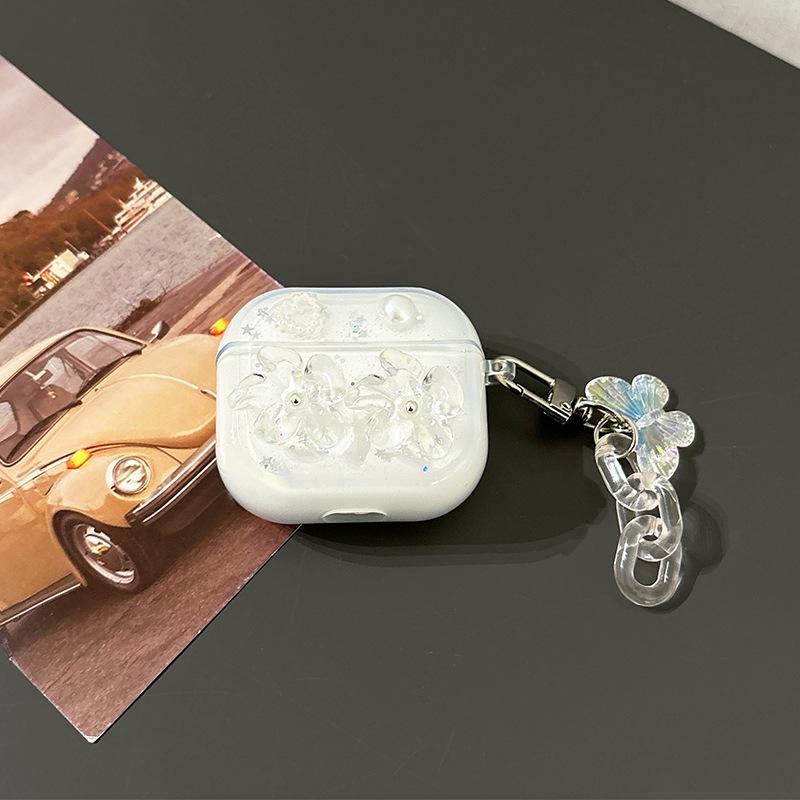 Three-Dimensional Love Star And Moon Applicable Airpodspro2 Protective Case Apple Airpods4 Bluetooth Headset Case Pearl airpods 1/2 generation
Three-Dimensional Love Star And Moon Applicable Airpodspro2 Protective Case Apple Airpods4 Bluetooth Headset Case Pearl airpods 1/2 generation