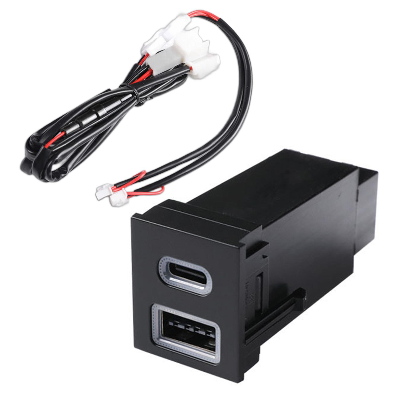 Quick Charge Car Power Adapter For Vehicle And Other Cars Includes Overcurrent Protection Type C USB Double Port 1
Quick Charge Car Power Adapter For Vehicle And Other Cars Includes Overcurrent Protection Type C USB Double Port 1