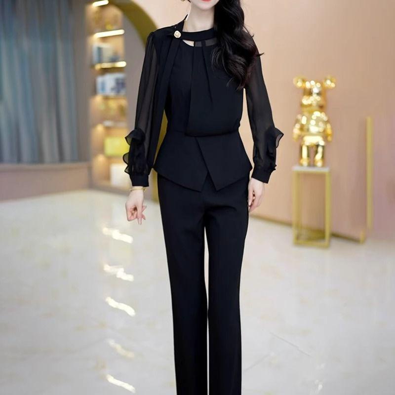 Элегантный женский роскошный комплект из двух предметов с длинными рукавами и микро-клешем, весна 2025 4XL (145-160 lbs)
Элегантный женский роскошный комплект из двух предметов с длинными рукавами и микро-клешем, весна 2025 4XL (145-160 lbs)