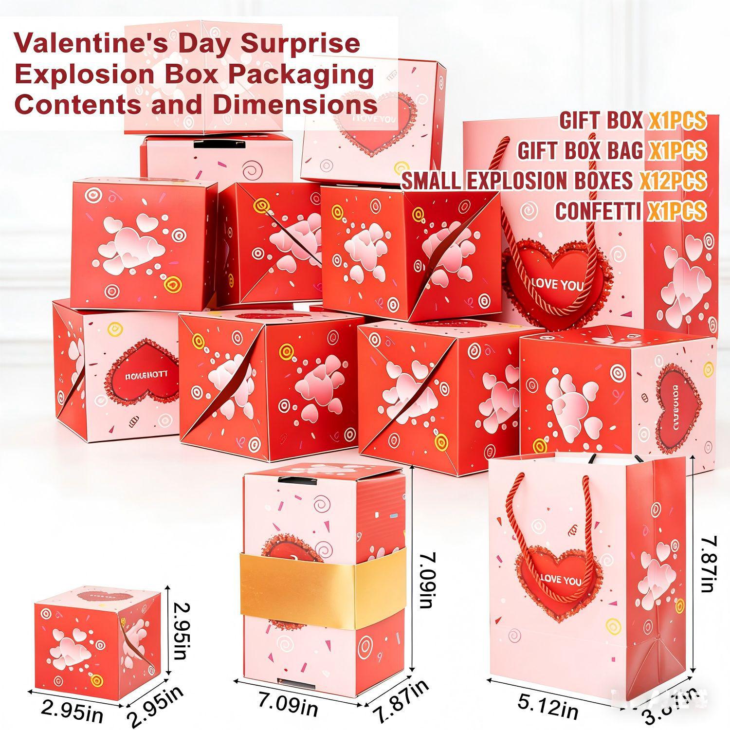 Surprise Pop-Up Box: Birthday & Valentine s Day Gift 6 Pop-up Boxes + Gift Box + Bag
Surprise Pop-Up Box: Birthday & Valentine s Day Gift 6 Pop-up Boxes + Gift Box + Bag