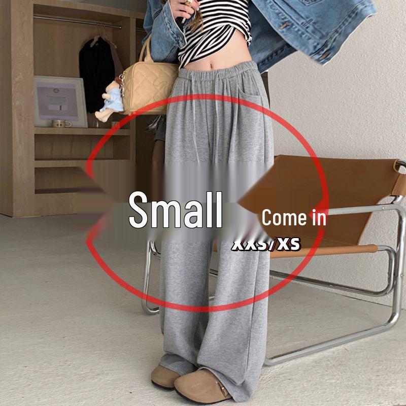 Gray Drawstring Wide-Leg Casual Pants, XS - Loose Fit, Height-Enhancing, Comfortable for 145-150 Petite Frames XS (60-79 lbs)
Gray Drawstring Wide-Leg Casual Pants, XS - Loose Fit, Height-Enhancing, Comfortable for 145-150 Petite Frames XS (60-79 lbs)