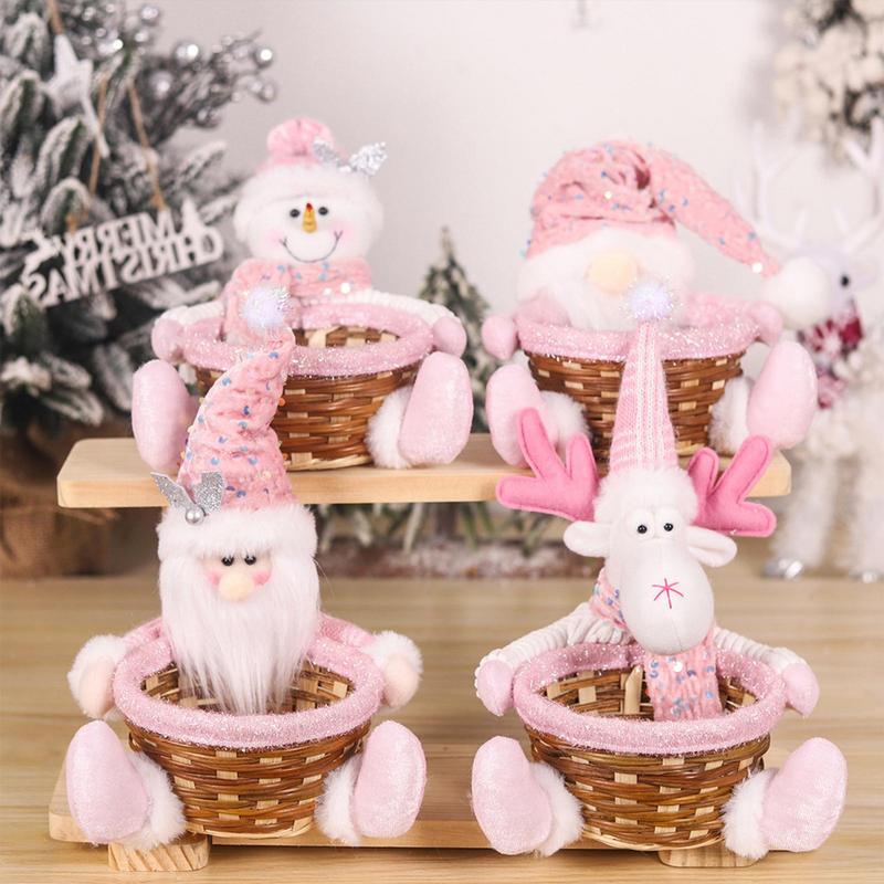Christmas Candy Basket Reindeer Snowman Doll Decorative Bamboo Basket Fruit Basket Food Storage Rack Christmas Home Decoration
Christmas Candy Basket Reindeer Snowman Doll Decorative Bamboo Basket Fruit Basket Food Storage Rack Christmas Home Decoration
